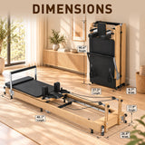 Gaia X1 Foldable Wooden Pilates Reformer