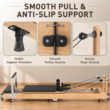 Gaia X1 Foldable Wooden Pilates Reformer