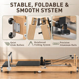 Gaia X1 Foldable Wooden Pilates Reformer