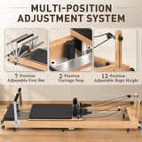 Gaia X1 Foldable Wooden Pilates Reformer